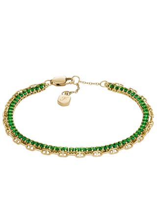 Fossil Heritage D-link Glitz armband JA7272710