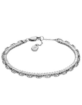 Fossil Heritage D-link Glitz armband JA7273040