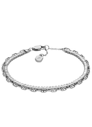 Fossil Heritage D-link Glitz armband JA7273040