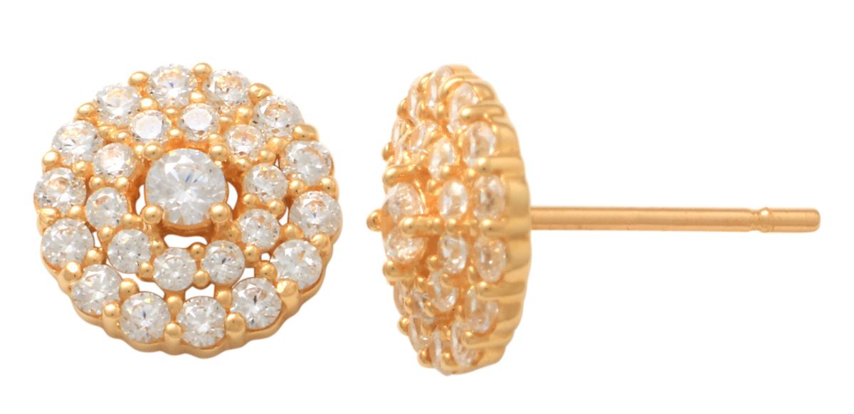 Lykka Casuals halo guldörhängen 