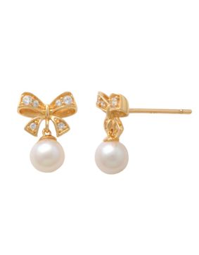 Lykken Pearls pärlä guldörhängen 4mm