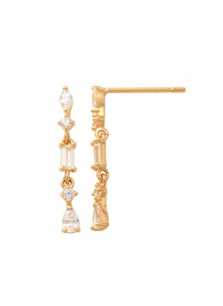 Lykka Casuals guldörhängen 18mm