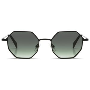 KOMONO Jean Black matte solglasögon main product photo