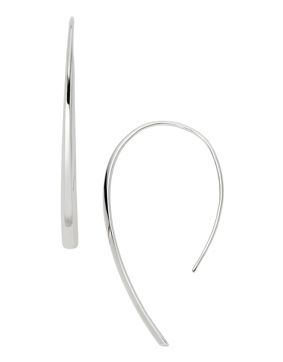 Fossil örhängen Bevel Hoop JF01702040