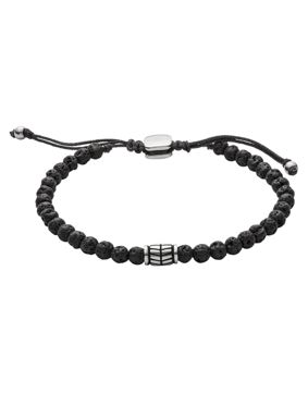 Fossil armband Black Semi-Precious Bracelet JF02887040