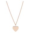 Fossil halsband Heart Rose Gold-Tone Stainless Steel Necklace JF03021791