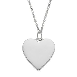 Fossil Drew silverfärgat hjärthalsband JF04690040 main product photo