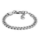 Fossil Harlow intaglio silverfärgat pansararmband JF04697040