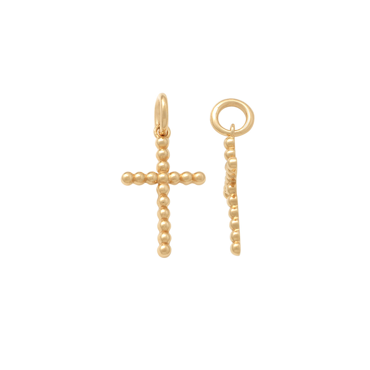 Lykken Crosses beaded korshänge i guld