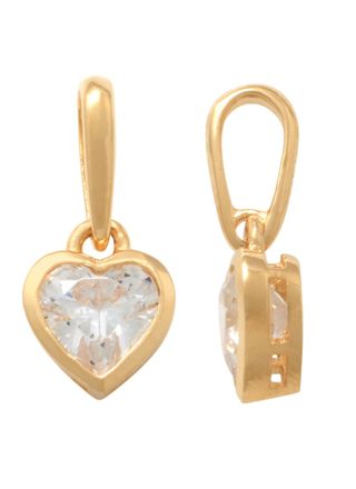 Lykka dopsmycke hjärta guldberlock