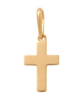 Lykka dopssmycke kors guldberlock