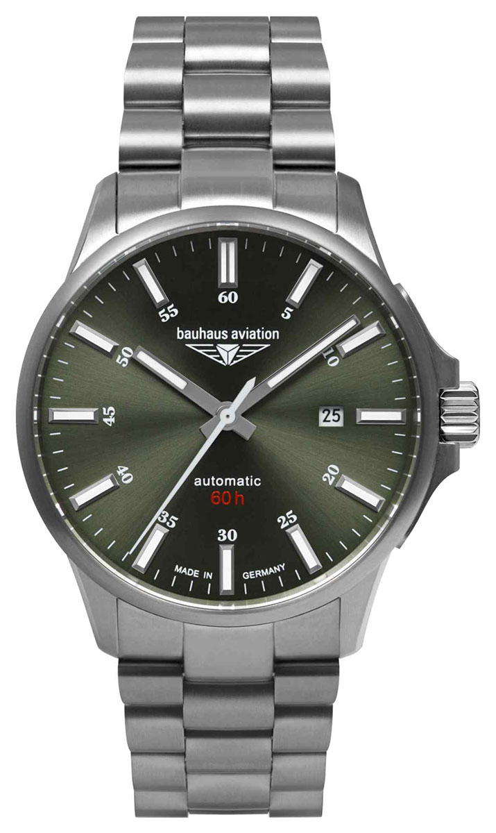 Bauhaus Aviation Titanium Automatic 2864M4