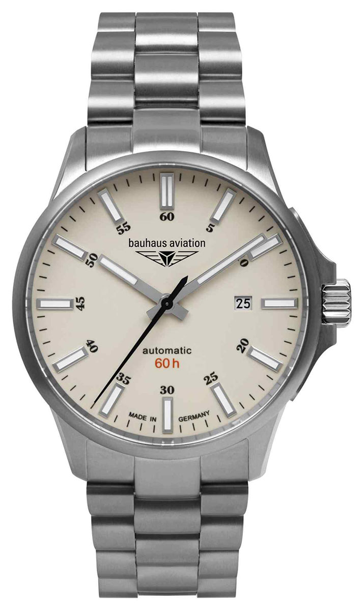 Bauhaus Aviation Titanium Automatic 2864M5