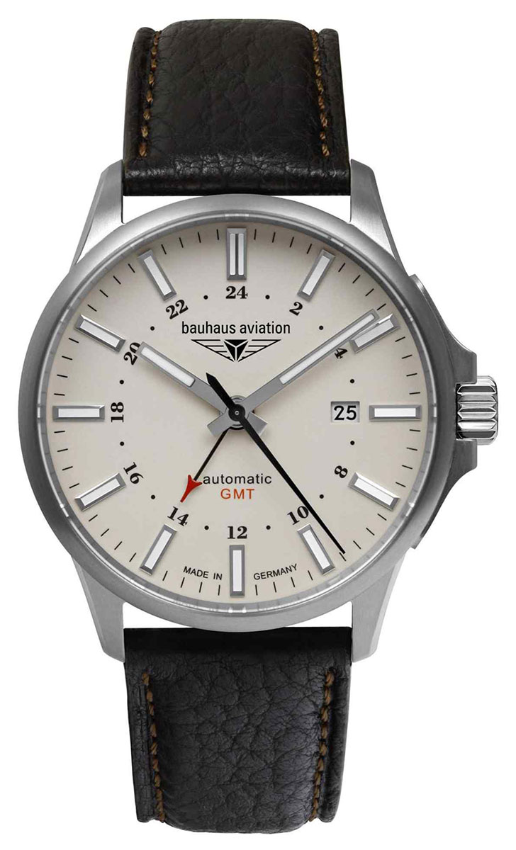 Bauhaus Aviation Titanium Automatic GMT 28685