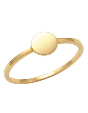 Lykka Casuals rund guldring