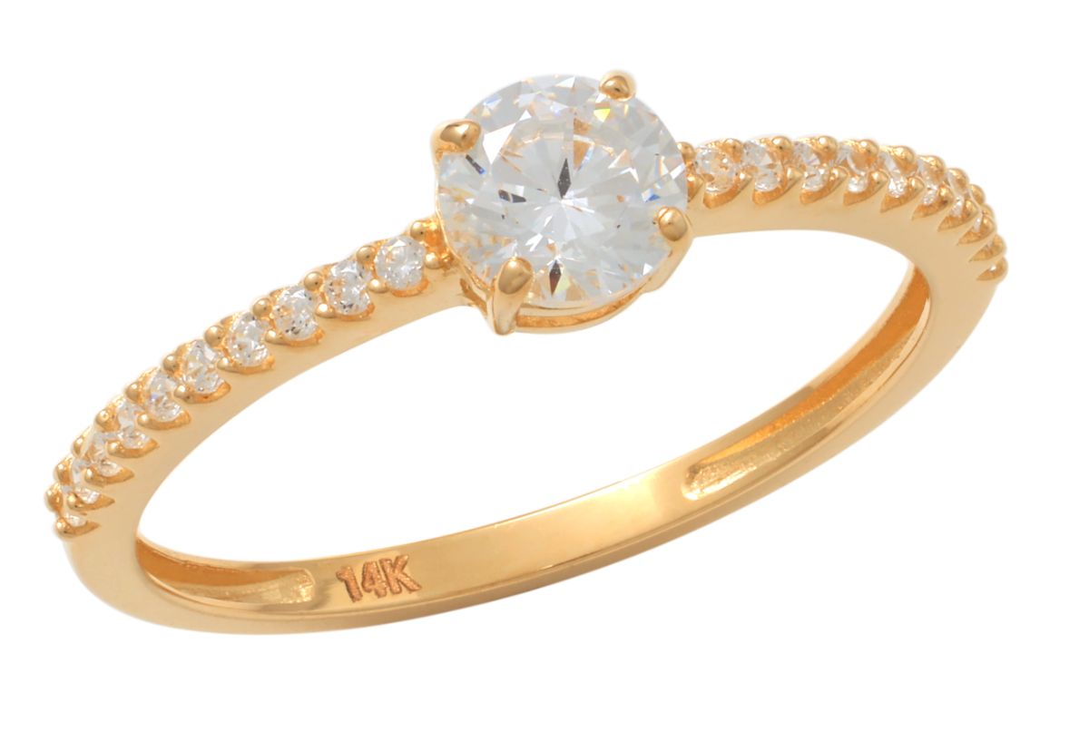 Lykka Casuals flerstens guldring-180