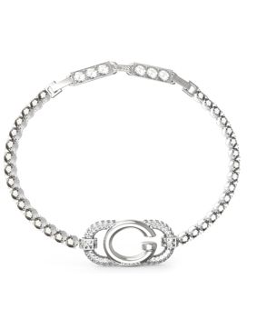 GUESS Oh my G silverfärgat armband JUBB04508JWRHS