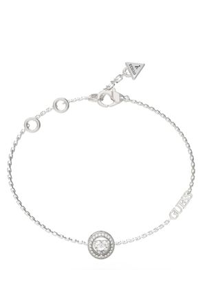 GUESS M'ama non m'ama silverfärgat armband JUBB04668JWRHS