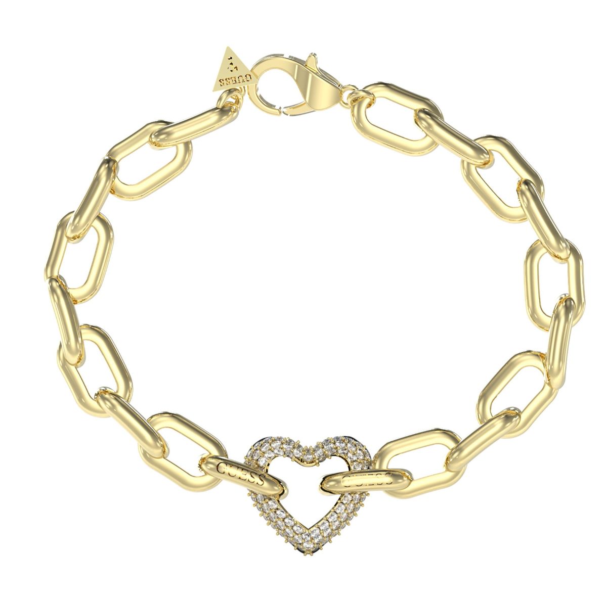 GUESS Beloved hjärtarmband JUBB05016JWYGS