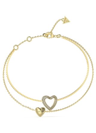 GUESS Beloved hjärtarmband JUBB05027JWYGS