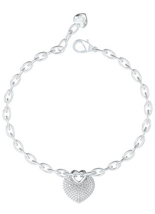 GUESS Crazy in love hjärtarmband pave JUBB05214JWRHS