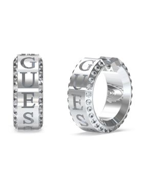 GUESS Just guess silverfärgad hoops JUBE03112JWRHT/U