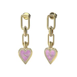 GUESS Love me tender guldfärgad hjärtörhängen JUBE03236JWYGPPT/U main product photo