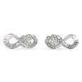 GUESS Endless dream silverfärgad infinity stiftörhängen JUBE03262JWRHT/U