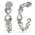 GUESS Endless dream silverfärgad infinity hoops JUBE03267JWRHT/U