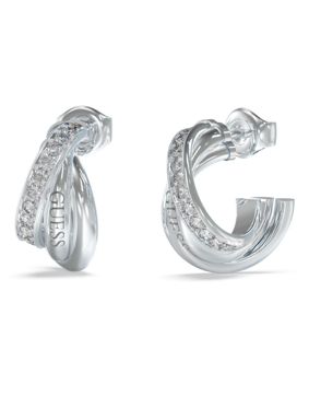 GUESS 4G Crush Perfect Links mini hoops JUBE04066JWRHT/U