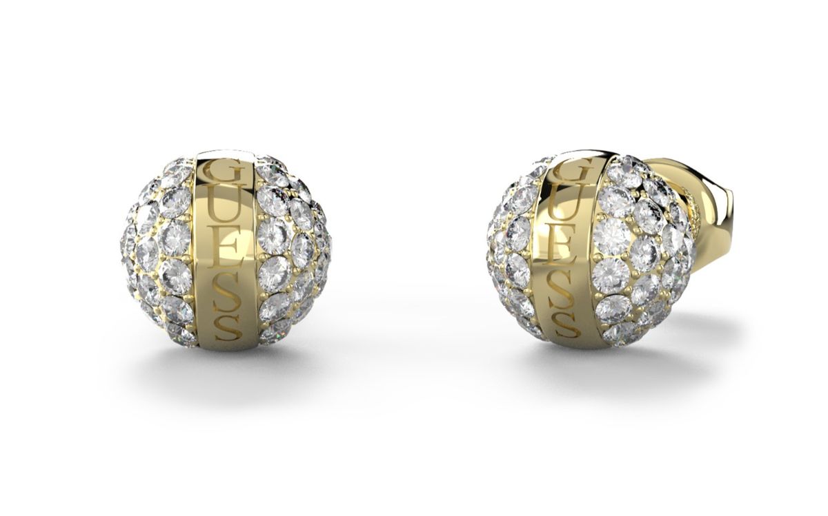 GUESS Calypso gulfärgade örhängen JUBE04459JWYGT/U