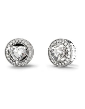 GUESS M'ama non m'ama silverfärgade örhängen JUBE04669JWRHT/U