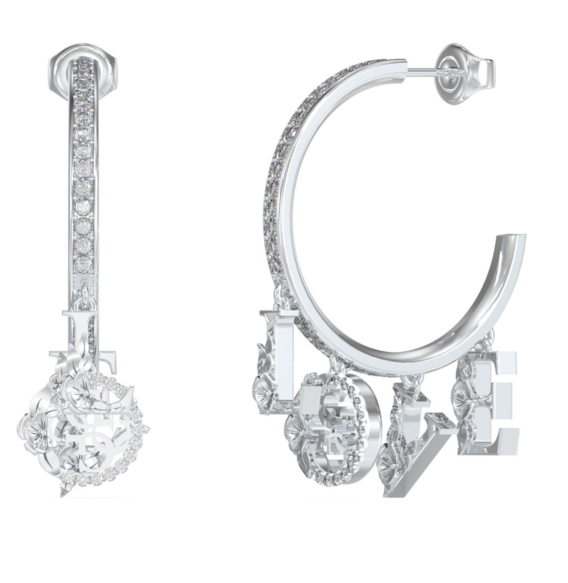GUESS 4 Love hoops JUBE05034JWRHT/U