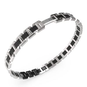 GUESS Montecarlo tvåfargat silver och svartfärgat armband JUMB04030JWSTBKT/U main product photo