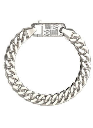 GUESS Pitstop silverfärgat pansararmband JUMB04450JWSTL