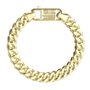 GUESS Pitstop gulfärgat pansararmband JUMB04450JWYGL main product photo