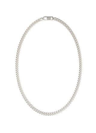 GUESS Pitstop silverfärgat pansarhalsband JUMN04449JWSTT/U