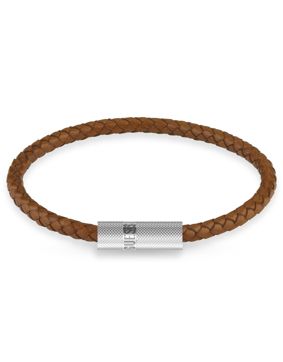 GUESS Blackjack stål-laderarmband brun JUXB03238JWSTORL