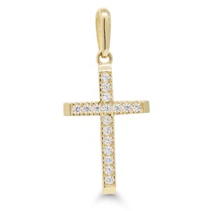Guldhängsmycke kors K-P65251Z main product photo