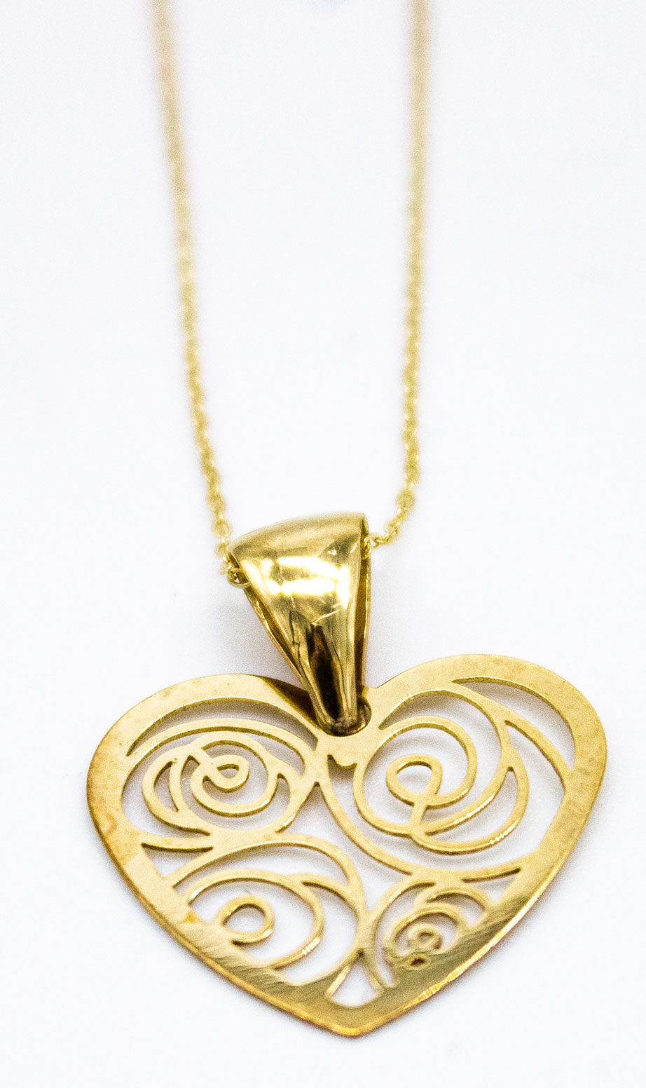 Hjärhalsband i 14K guld 42 cm KA-1/42