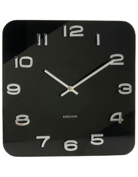 Karlsson Vintage KA4398 svart väggklocka 35 cm
