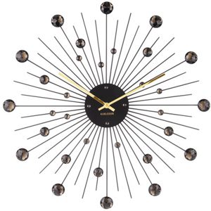 Karlsson Sunburst Black KA4859BK väggklocka 50cm main product photo