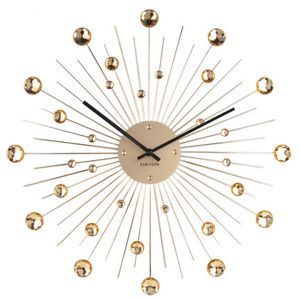 Karlsson Sunburst Gold KA4859GD väggklocka 50cm main product photo