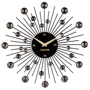 Karlsson Sunburst Black KA4860BK väggklocka 30cm main product photo