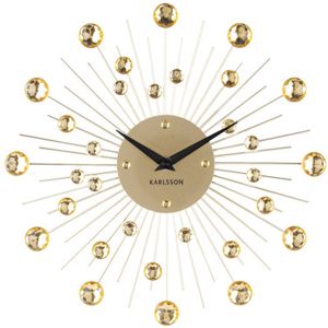 Karlsson Sunburst Gold KA4860GD väggklocka 30cm main product photo