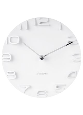 Karlsson on the Edge KA5311WH väggklocka 42cm