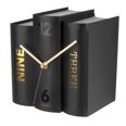 Karlsson KA5729 Table Clock Book Svart bordsklocka
