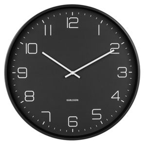 Karlsson Lofty svart väggklocka 40 cm KA5751BK main product photo