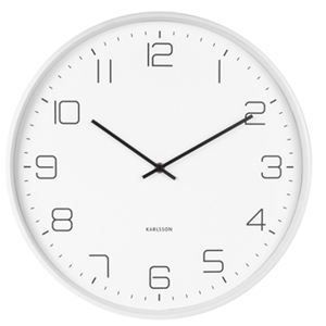 Karlsson Lofty vit väggklocka 40 cm KA5751WH main product photo