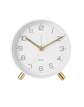 Karlsson Lofty 11 cm vit väckarklocka KA5752WH